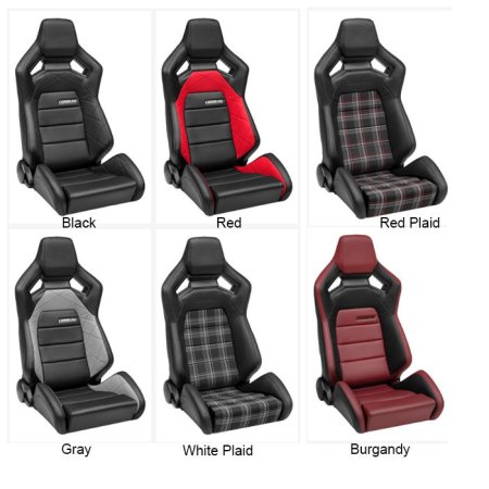 (image for) Corbeau RRX Reclining Seat Various Colors - PAIR