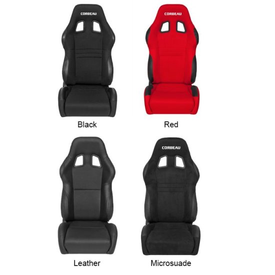 (image for) Corbeau A4 Reclining Seat Various Colors - PAIR - Click Image to Close