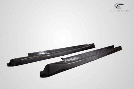 (image for) Carbon Creations Tesla Model S Carbon Fiber Utech Side Skirts 2012 - 2023