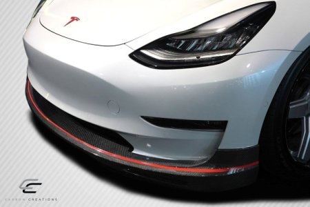 (image for) Carbon Creations Tesla Model 3 GT Concept Carbon Fiber Front Lip 2018 - 2023