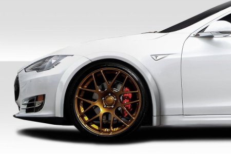 (image for) Extreme Dimensions Tesla Model S Duraflex RVS Front Fender Flares 2012 - 2023