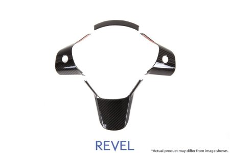 (image for) REVEL TESLA MODEL 3 GT Dry Carbon Steering Wheel Insert Covers 2017 – 2023