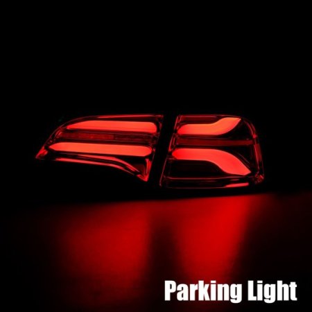 (image for) AlphaRex Tesla Model Y Pro Series Smoke Red LED Tail Lights 2020 - 2022