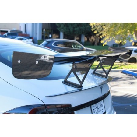 (image for) APR Performance Tesla Model S Plaid Carbon Fiber GTC-500 Adjustable Wing 2021 – 2023