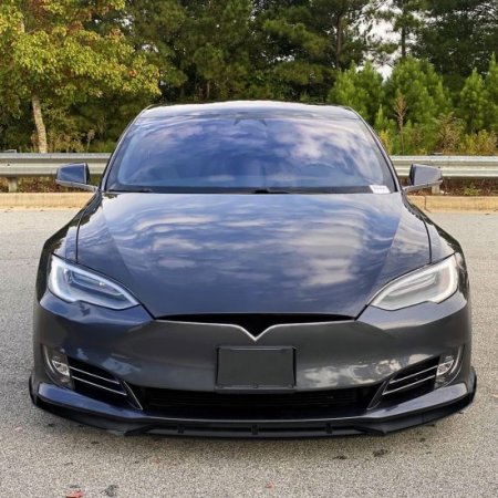 (image for) Spec-D Tesla Model S Glossy Black 3PC Front Bumper Lip 2016 – 2020