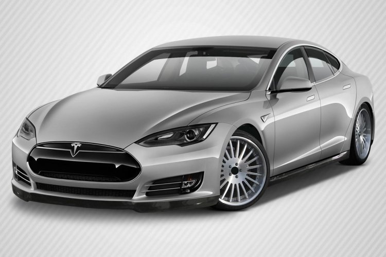 (image for) Carbon Creations Tesla Model S Carbon Fiber Utech Lip Kit 2012 - 2016.5 - Click Image to Close