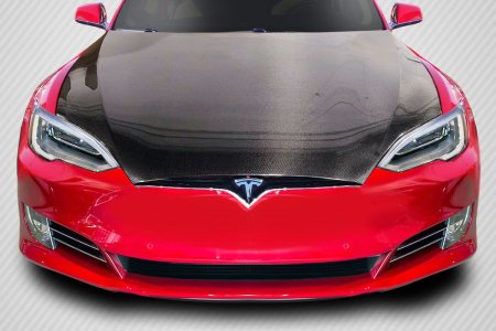 (image for) Carbon Creations Tesla Model S Carbon Fiber OEM Style Hood 2016.5 - 2023