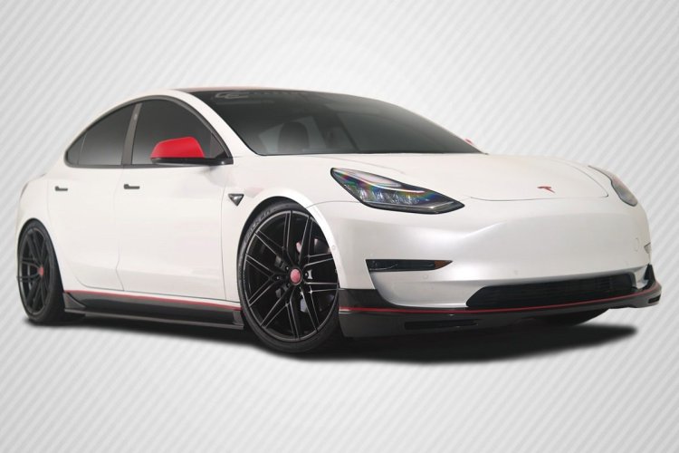 (image for) Carbon Creations Tesla Model 3 GT Concept Carbon Fiber Body Kit 2018 - 2023 (4 Piece) - Click Image to Close