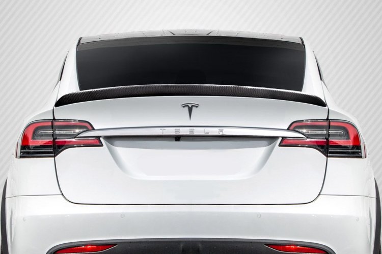 (image for) Carbon Creations Tesla Model X Carbon Fiber Spoiler 2016 - 2023 - Click Image to Close