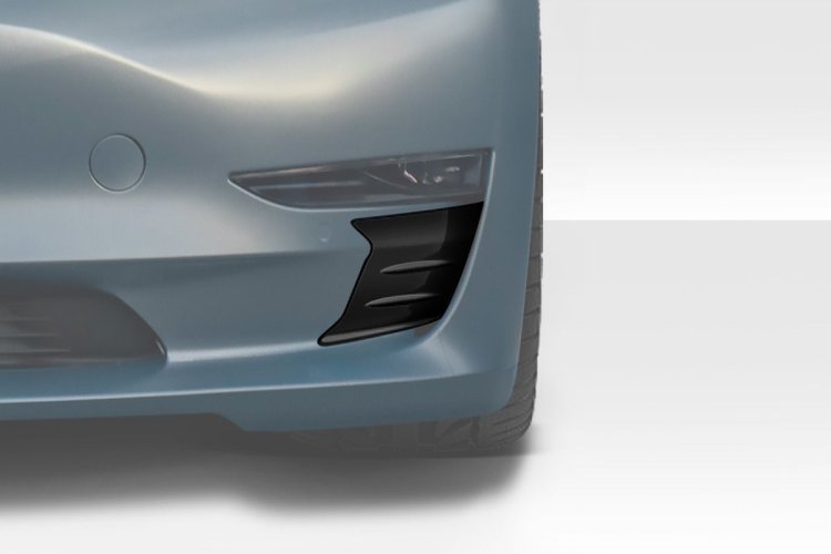 (image for) Extreme Dimensions Tesla Model 3 Duraflex Vortex Front Bumper Vent 2018 - 2023 - Click Image to Close