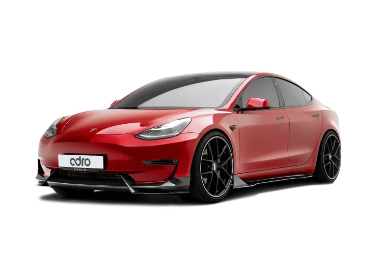 (image for) ADRO Tesla Model 3 Premium Prepreg Carbon Fiber V1 Side Skirts 2017 - 2023 - Click Image to Close