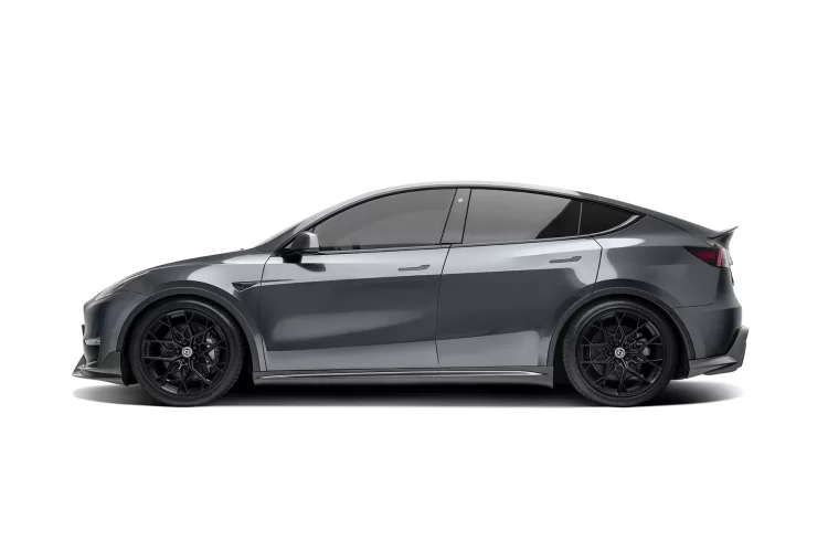 (image for) ADRO Tesla Model Y PREPREG CARBON FIBER SIDE SKIRTS 2020 - 2023 - Click Image to Close