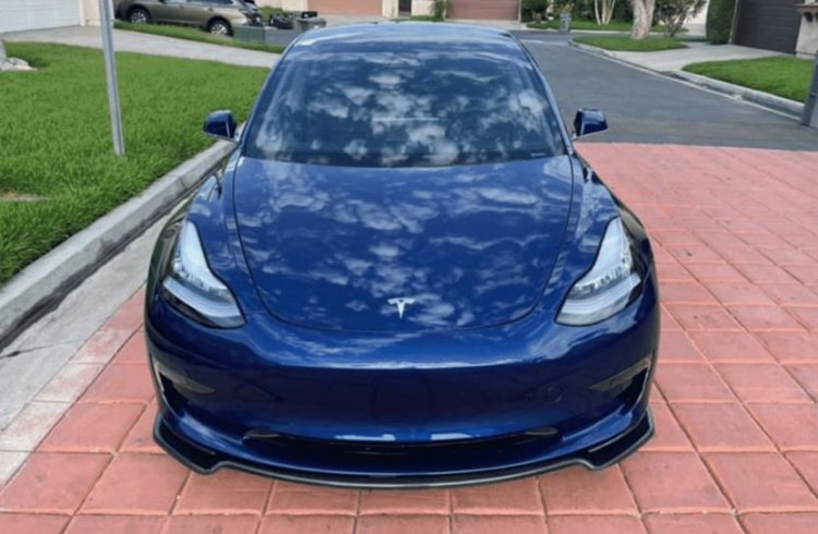 (image for) Suvneer Tesla Model 3 CARBON FIBER MX Style Upper Front Lip 2017 – 2023 - Click Image to Close