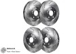 (image for) Rotorwork Tesla Model X Zinc Coated Drilled & Slotted Rotors 2016 – 2021