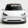 (image for) Vorsteiner Tesla Model 3 CARBON FIBER FRONT LIP 2017 – 2023