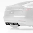 (image for) Vorsteiner Tesla Model 3 CARBON FIBER DIFFUSER 2017 – 2023