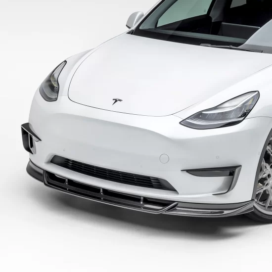 (image for) Vorsteiner Tesla Model Y CARBON FIBER FRONT LIP 2020 – 2023 - Click Image to Close